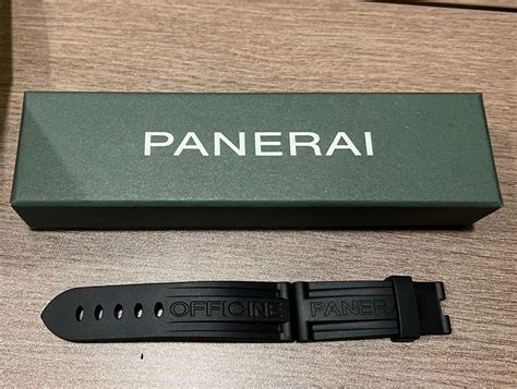 panerai rubber strap stiff|original Panerai rubber strap.